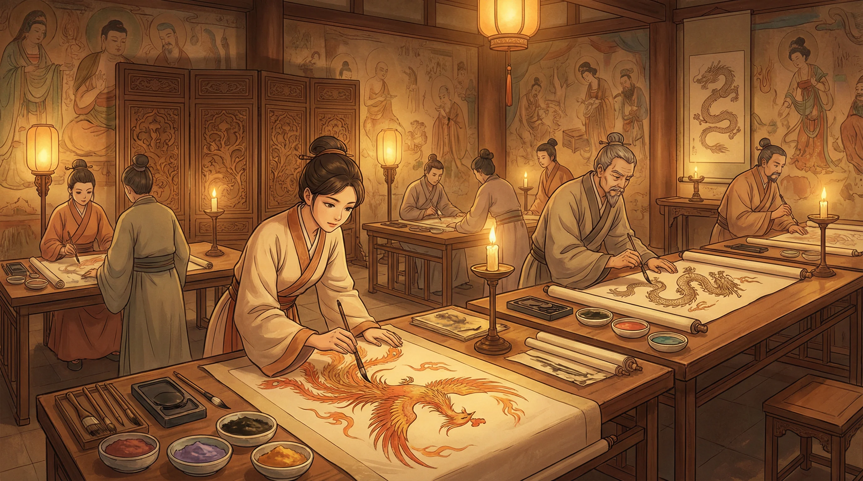 画师入驻 - 莲美恋便利店 国风动漫画师